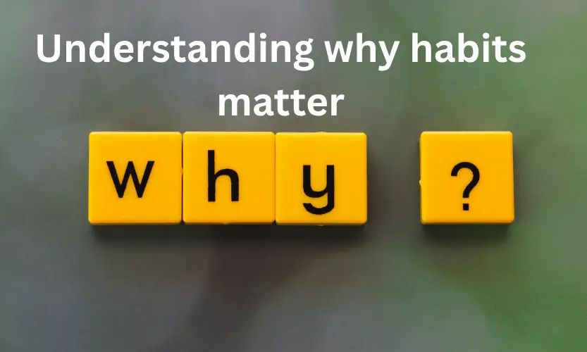 Understanding why habits matter