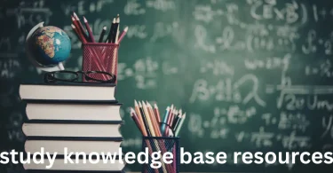study knowledge base resources